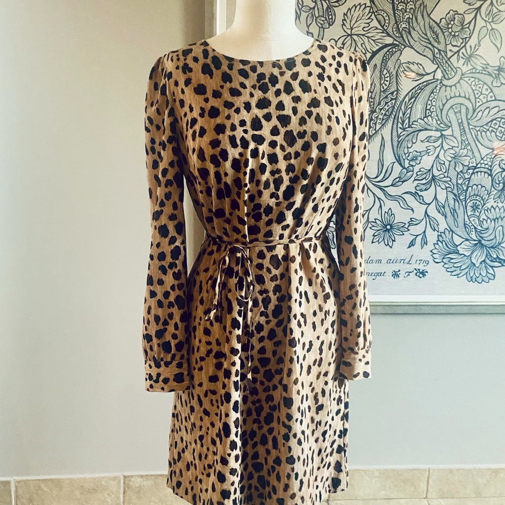 Cheetah print dress